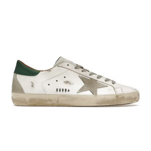 Golden Goose White and Gray Sneakers
